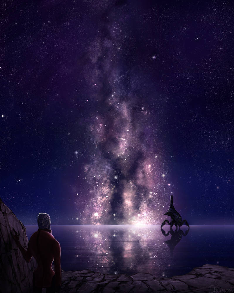 Galaxy rise by drawanon on DeviantArt