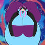 MAGENTA LILY + WOBBLE GHOST = Haunta Wispy!