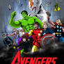 Avengers: Age of Ultron 70's style poster