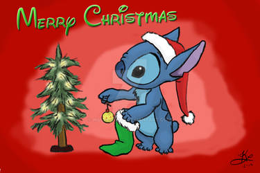 Merry Christmas from Stitch