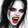 Vampire portrait.