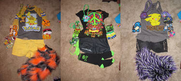 My outfits for EDC.