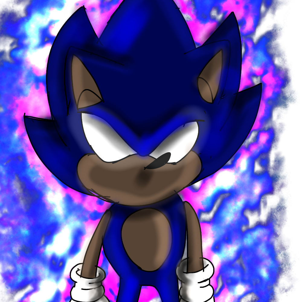 Super Dark Sonic by NeppyNeptune on DeviantArt