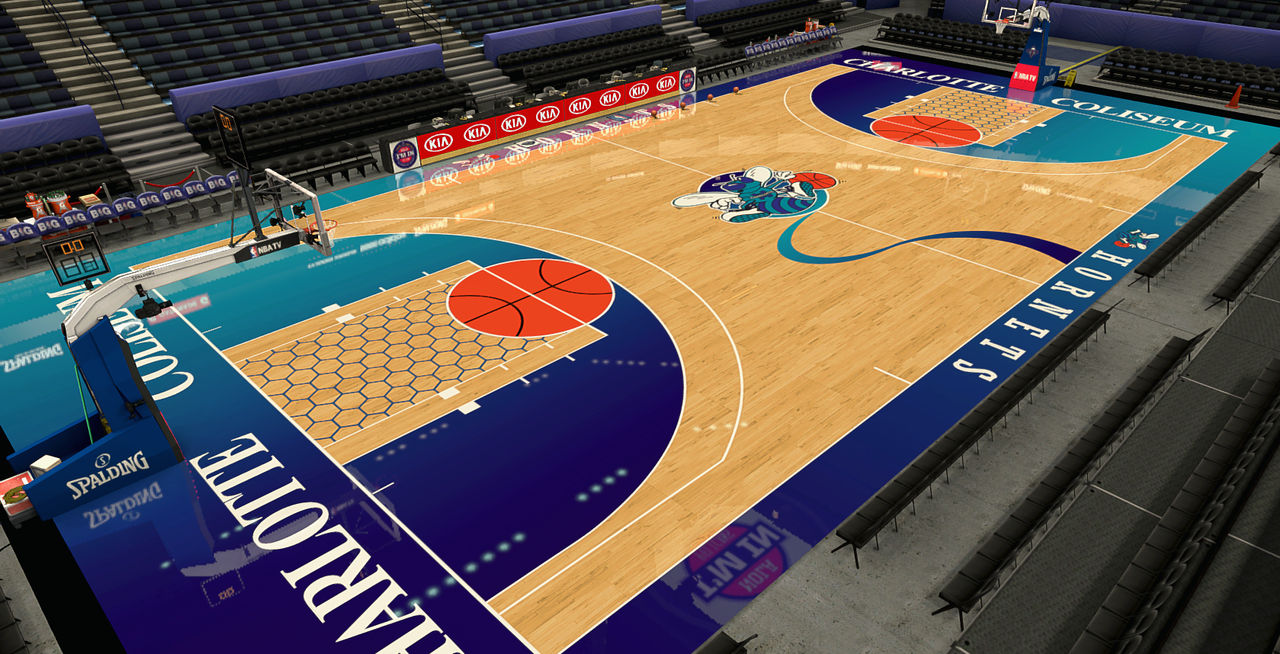 Charlotte Hornets Late 1990s Home Court By Squallline77 On Deviantart Charlotte Hornets Late 1990s Home Court By Squallline77 On Deviantart
