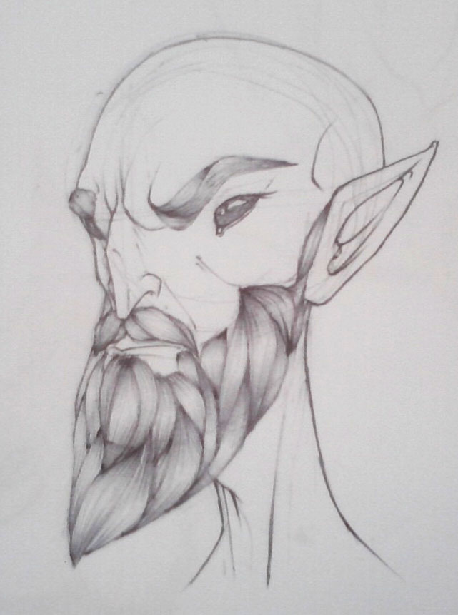 Bearded pixie dude