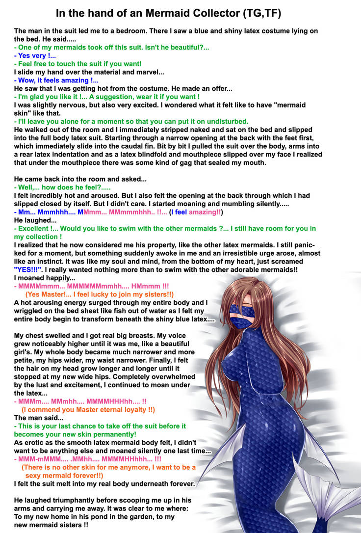 In the hand of an Mermaid Collector (TG,TF,caption by 66PrincessOceane