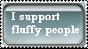 Fluffy People Stamp