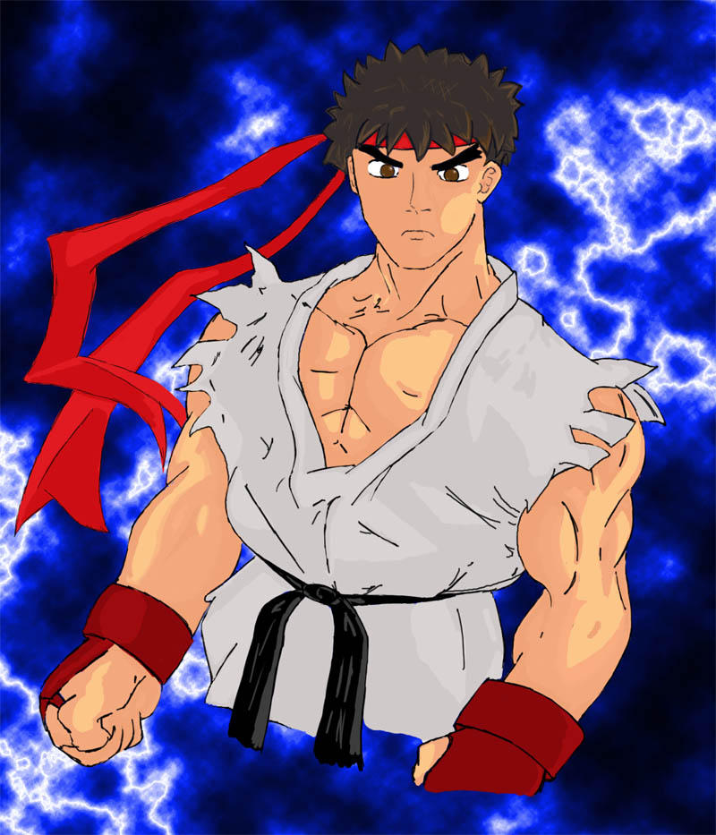 Ryu Colored by flawpunk on DeviantArt