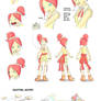Washer woman Reference Sheet