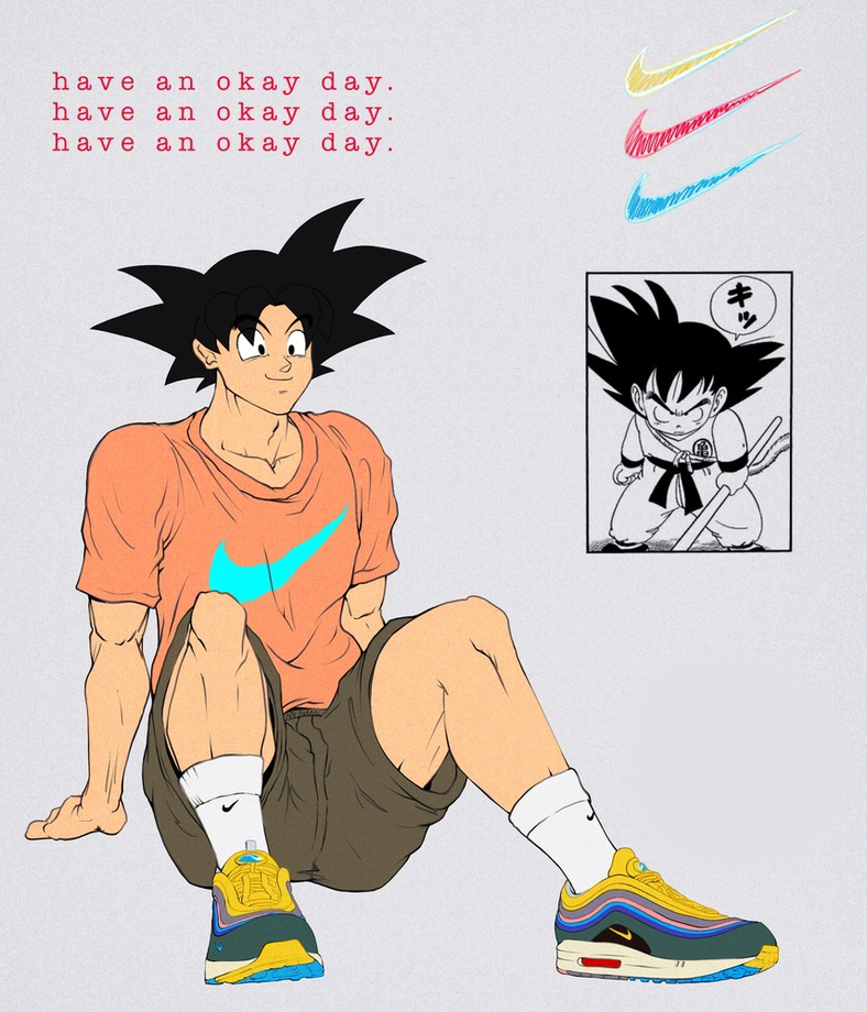 Goku Nike by songothan on DeviantArt