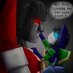 Starscream finds a Sparkling