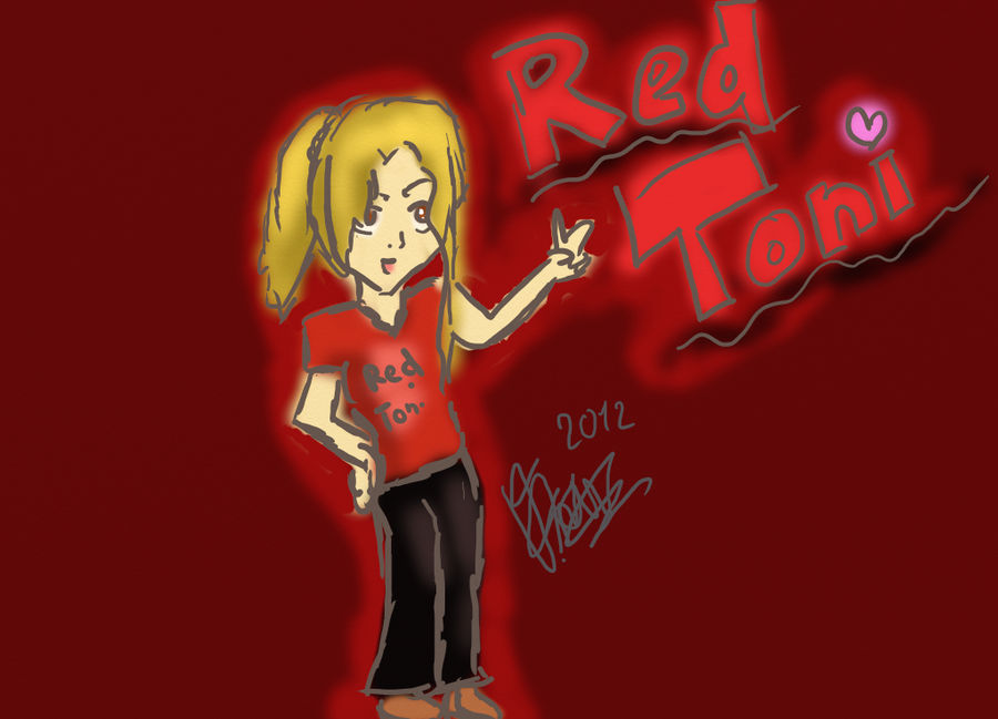 Red Toni Doodle by TamaraBlue on DeviantArt