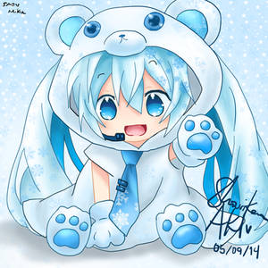 Snow Miku Chibi fanart