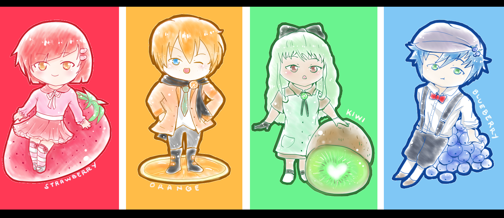 Fruit Chibi OCs!