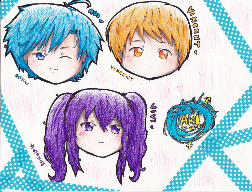 Color OCs SetB Chibi by TheAwesomeAki-kun on DeviantArt