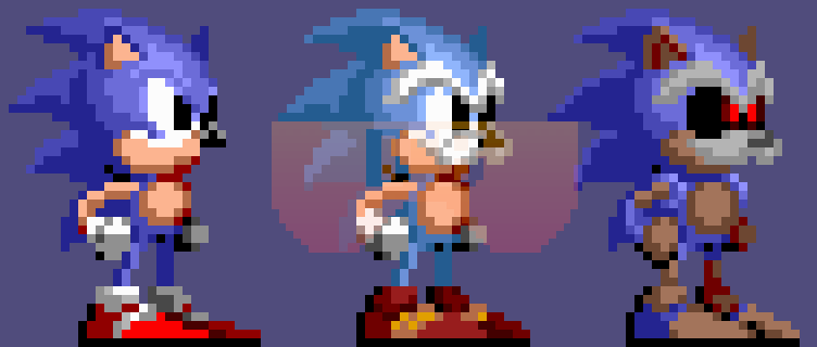 Sonic NOVA, a sprite animation I'm working on. Also. Uncle Chuck happy for  raising the coolest hedgehog ever. : r/SonicTheHedgehog