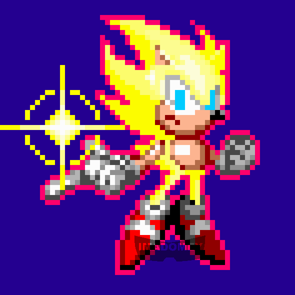 Pixilart - Super Sonic 2 by Monsterboy99