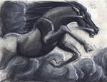 Black Ghost Horse by Vihma