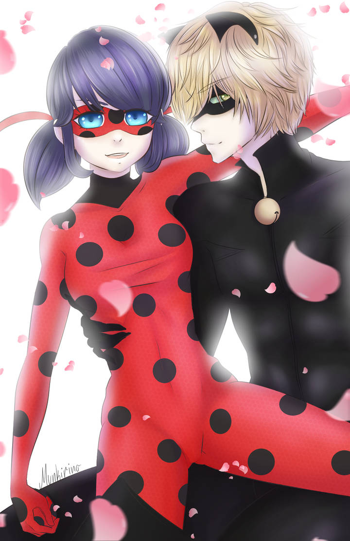 Fanart Miraculous Ladybug And Chat Noir By Munkirino On Deviantart Fanart Miraculous Ladybug And Chat Noir By Munkirino On Deviantart