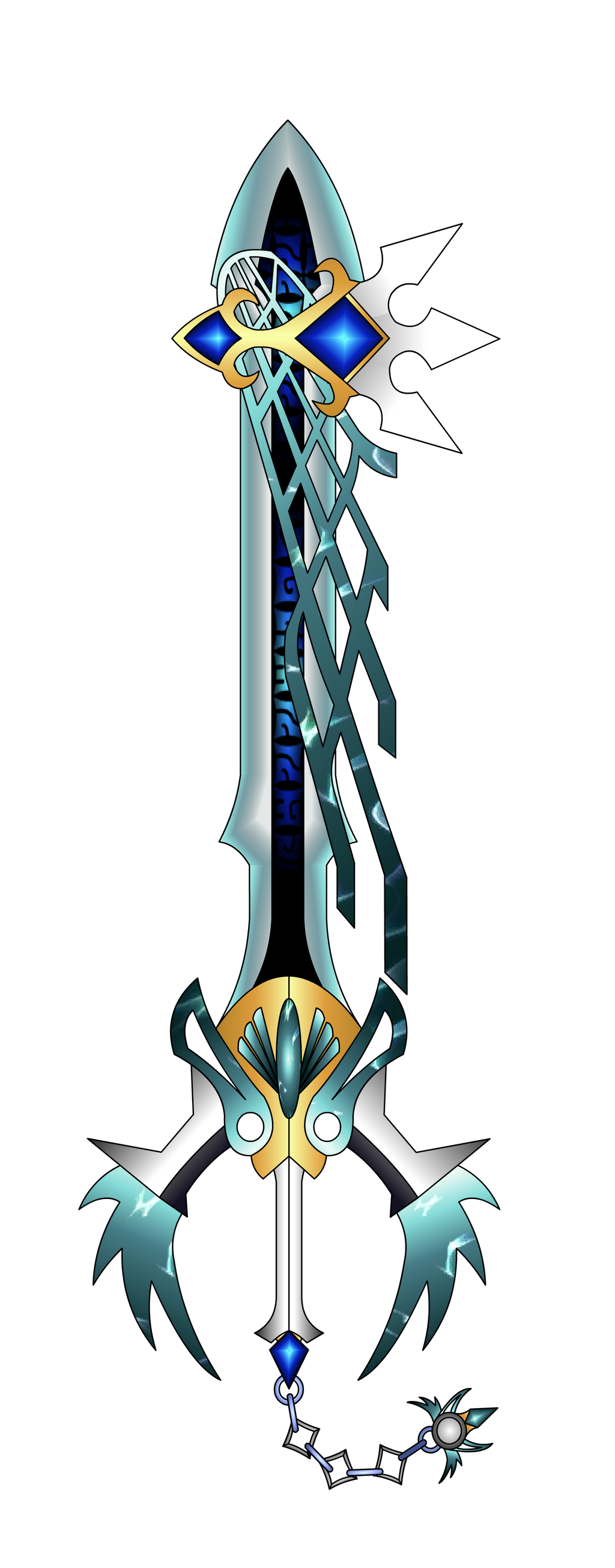 Custom Keyblade - Ultima Weapon (Awakened) by flarespire on DeviantArt