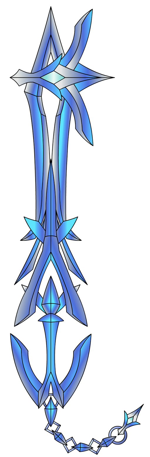 Custom Keyblade - Diamond Edge by flarespire on DeviantArt