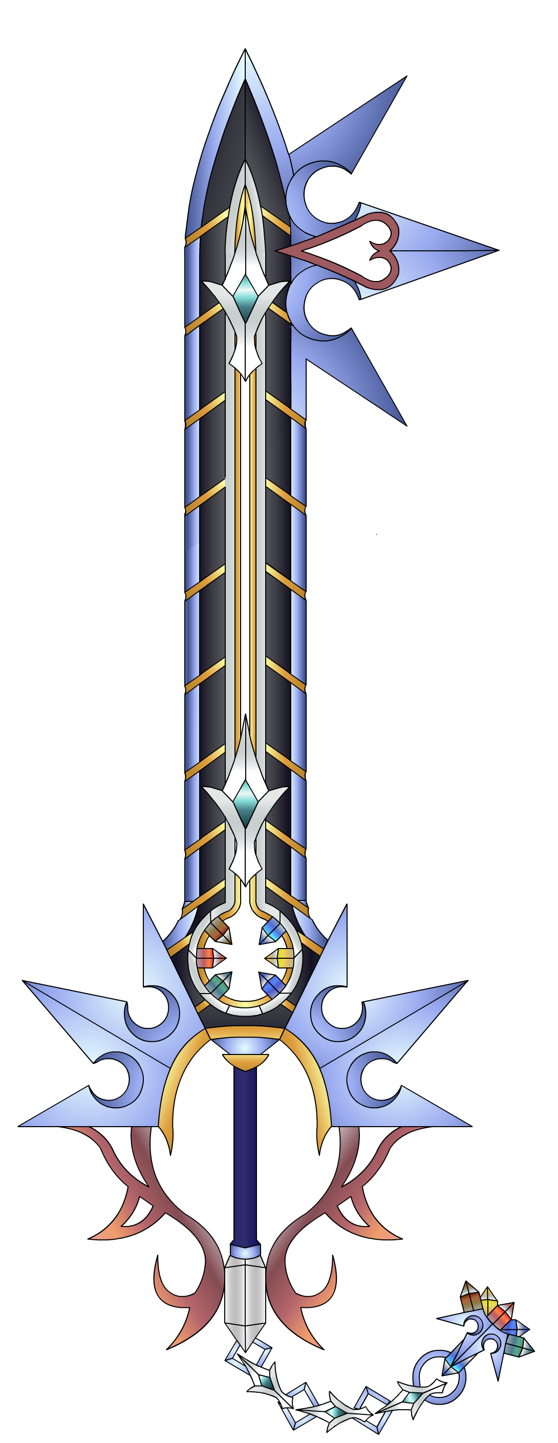 Custom Keyblade Antea Chroma By Flarespire On Deviantart