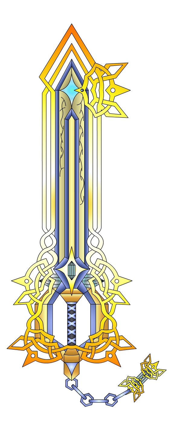 Custom Keyblade - Resplendent Glory by flarespire on DeviantArt