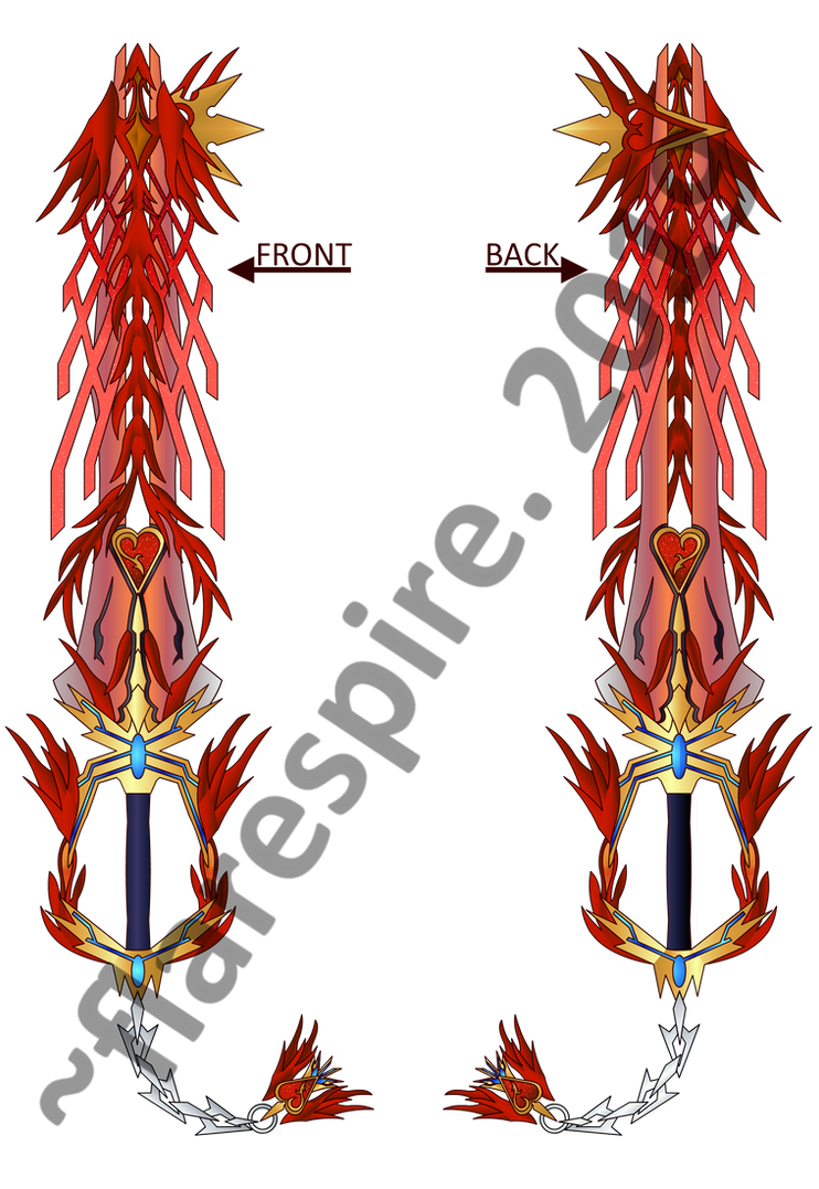 Custom Keyblade - Ultima Weapon (Rebirth) by flarespire on DeviantArt