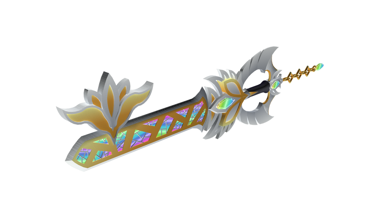 Custom Keyblade 3D Model - Lightsurge Exusia Ver. by flarespire on ...