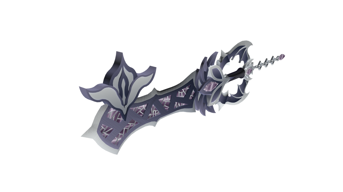 Custom Keyblade Forms Custom Keyblade 3D Model - Shadowfall Exusia Ver. by flarespire on ...