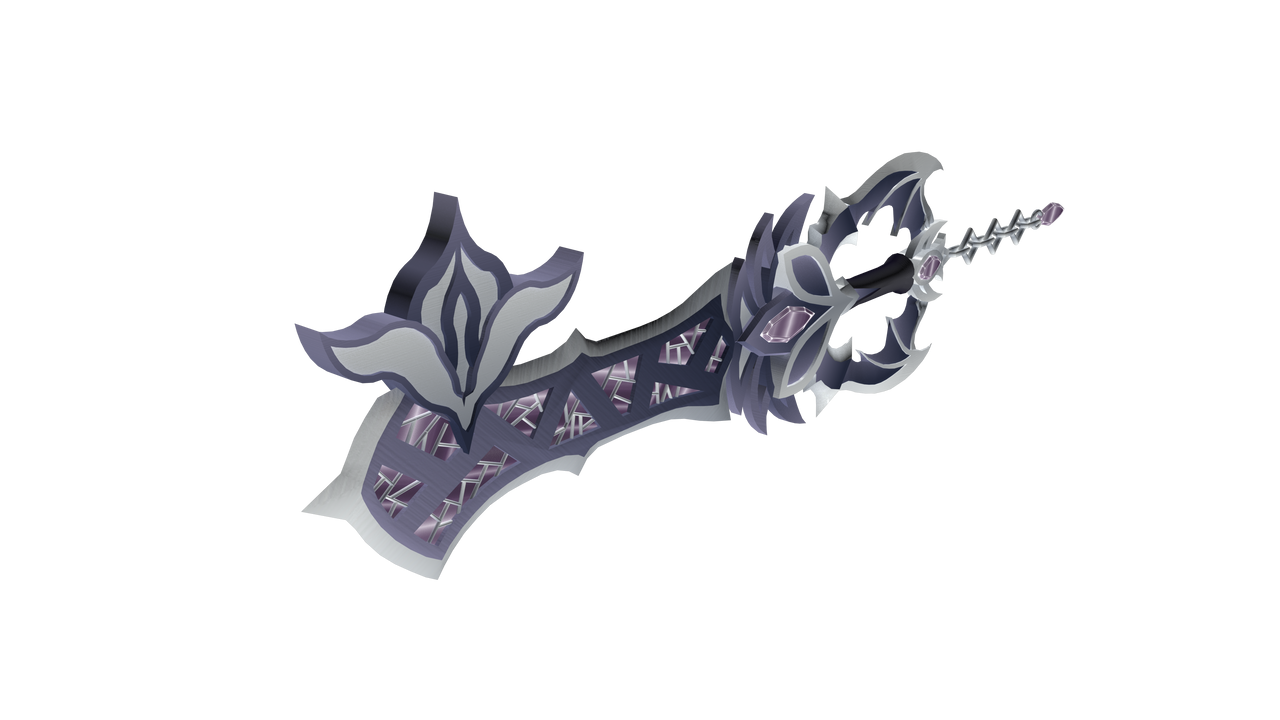 Custom Keyblade 3D Model - Shadowfall Exusia Ver. by flarespire on ...