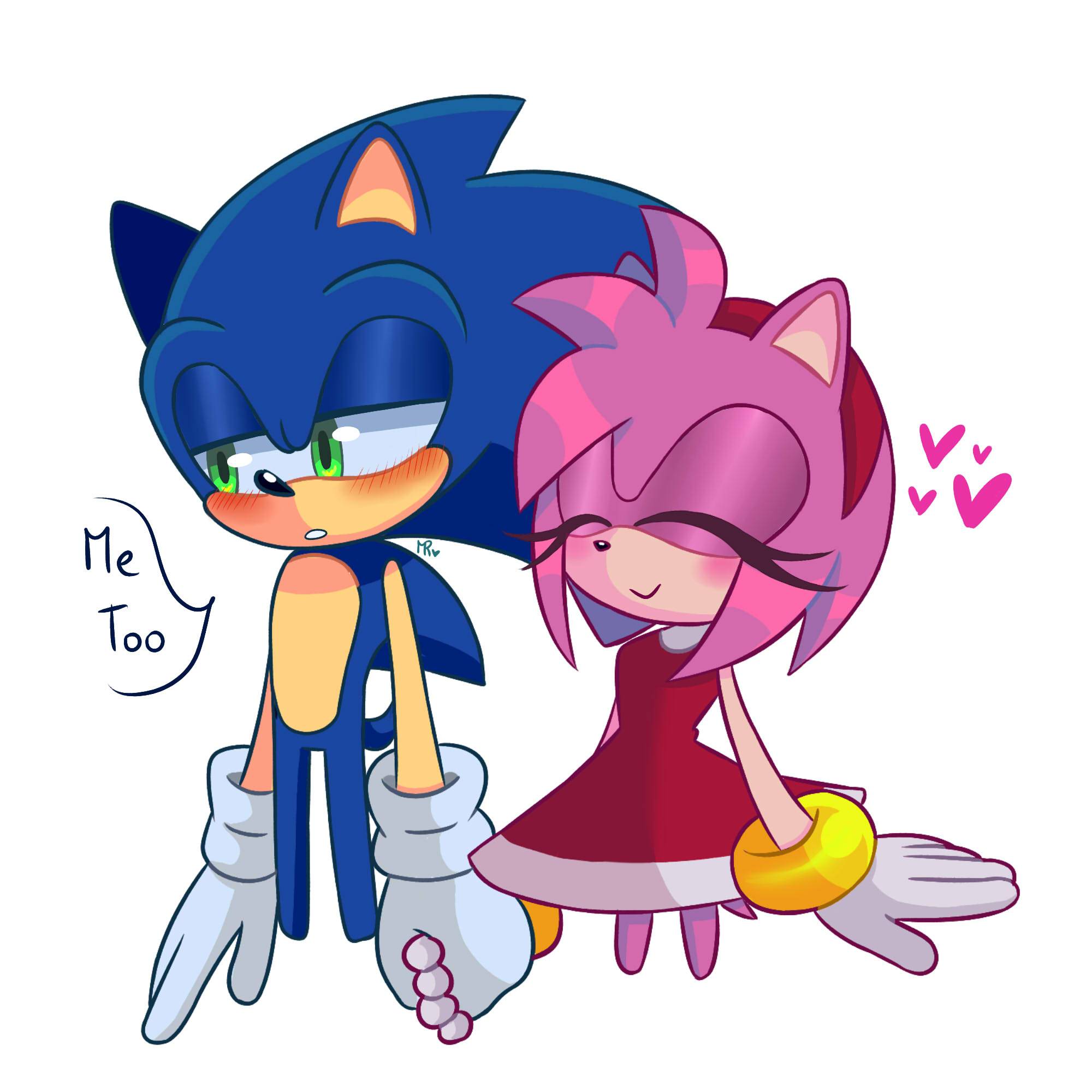 WattsonRose — Little Kiss Redraw sonamy comic :3