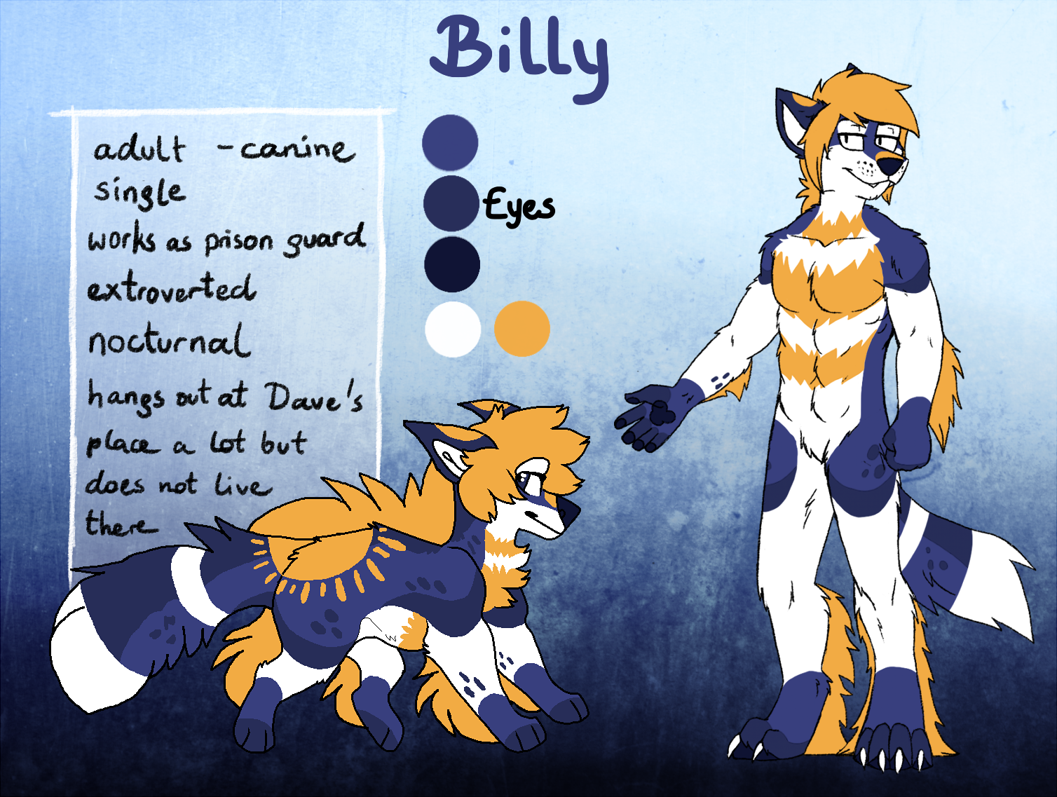 Reference Sheet: Billy