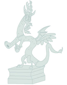 Discord Statue Drawing