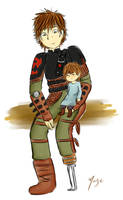 Hiccup as a father