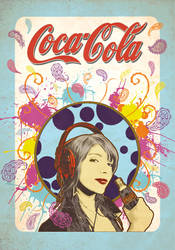Mucha inspired Coke Ad