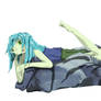 Ryoko on bed