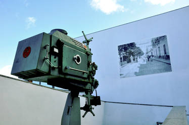 Old cinema projector