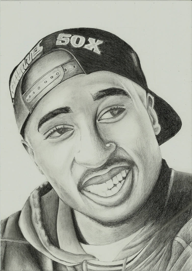 Tupac Shakur 2Pac Portrait Realistic by MaxBechtold on DeviantArt