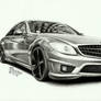 Mercedes Benz CL 63 AMG  Realistic Car Drawing