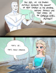 Elsa decides to date also now