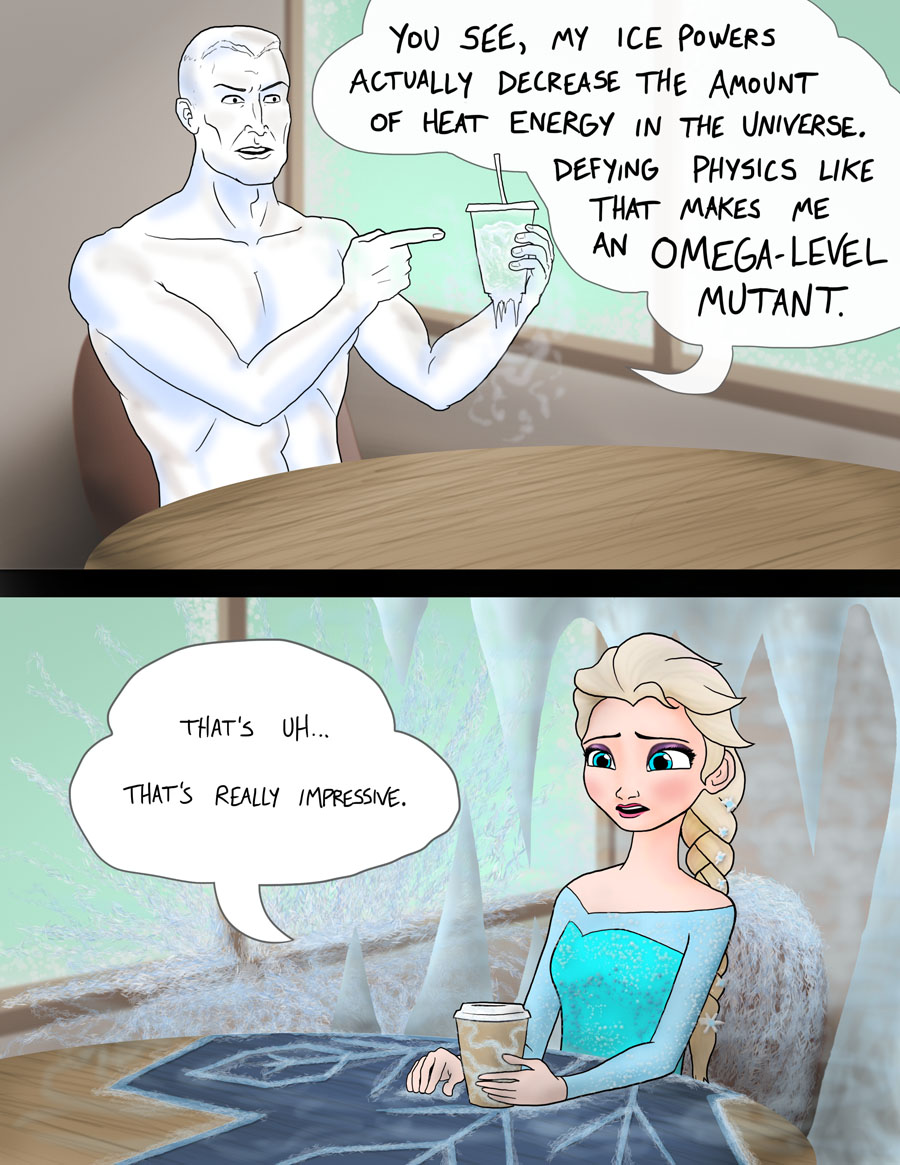 Elsa decides to date also now