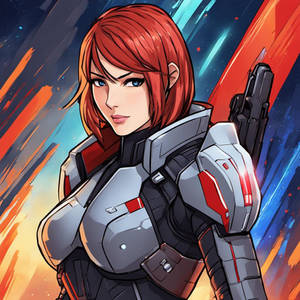 Mass Effect Female Commander Shepard