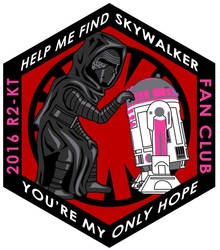Kylo Ren and KT patch design - 2016 R2-KT Fan Club