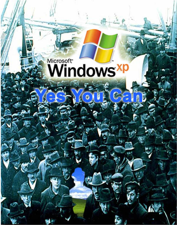 Windows XP ad by Battlegamian on DeviantArt