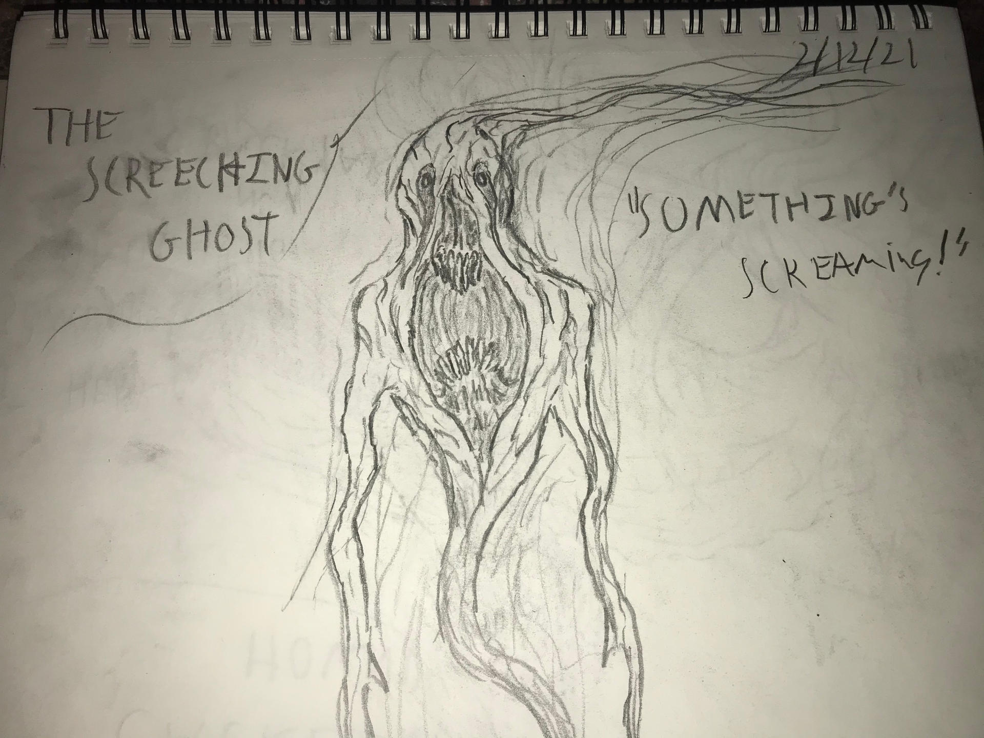 Screeching Monster Strange Entities: Screeching Ghost by CreaturesandMonsters on DeviantArt