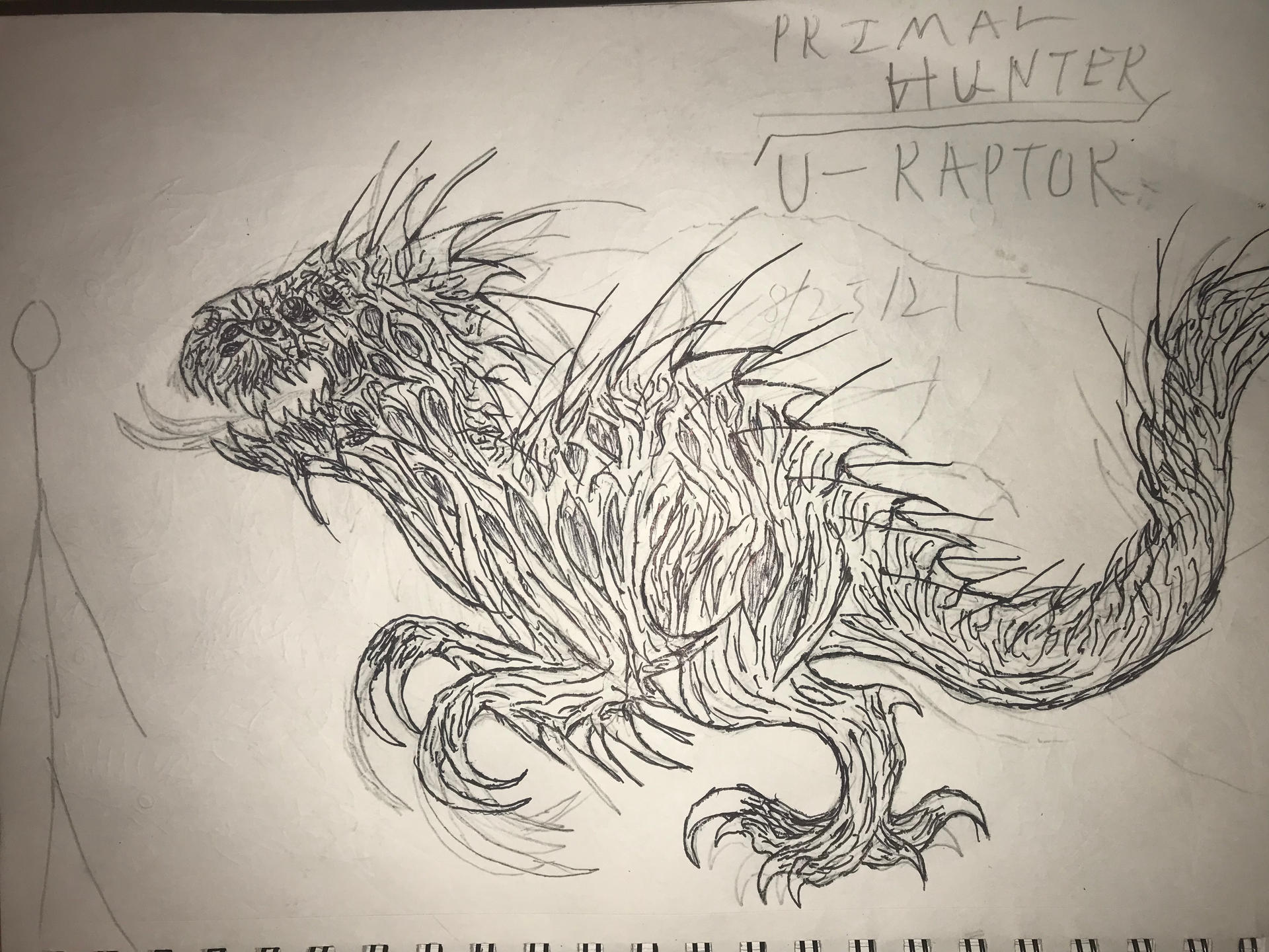 Primal Hunter: U-Raptor by CreaturesandMonsters on DeviantArt