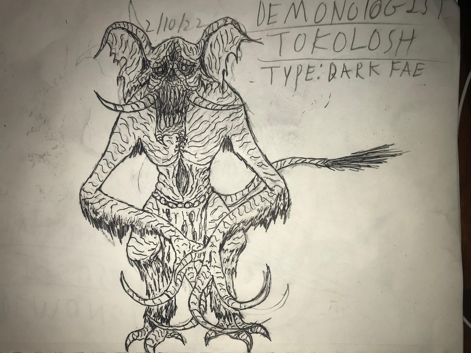 Tocalosh Demonologist: Tokolosh by CreaturesandMonsters on DeviantArt