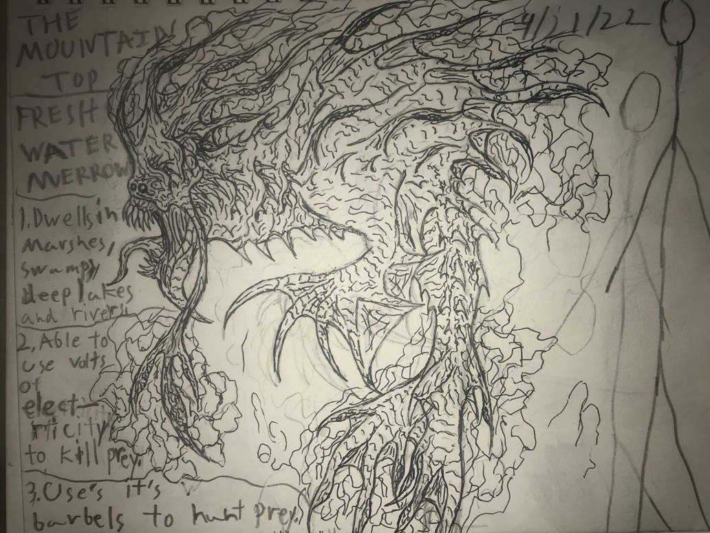 The Mountain Top: Fresh Water Merrow by CreaturesandMonsters on DeviantArt