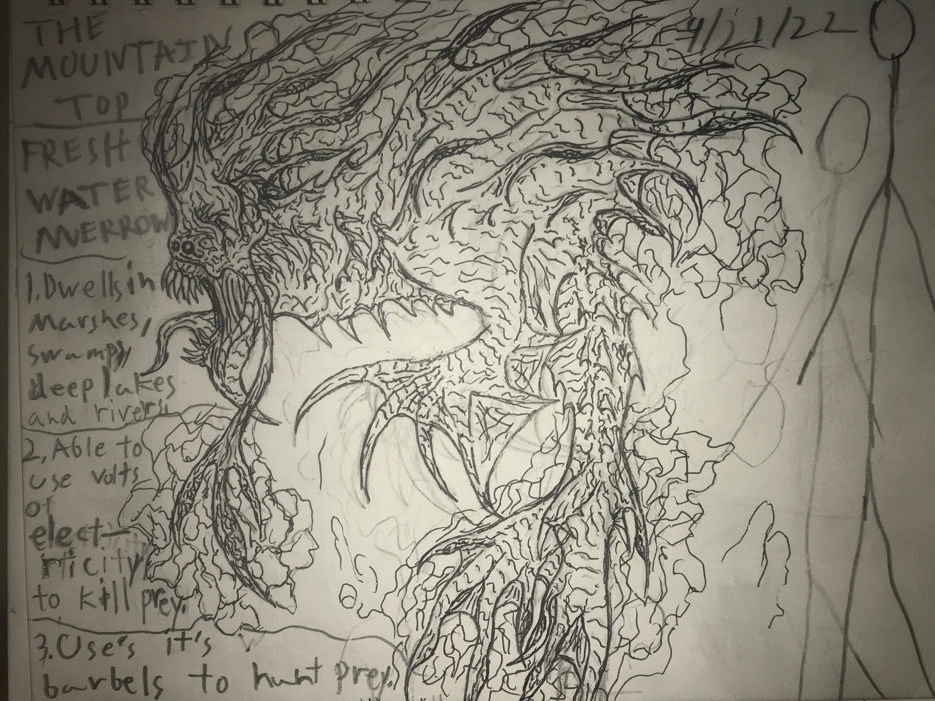 The Mountain Top: Fresh Water Merrow by CreaturesandMonsters on DeviantArt